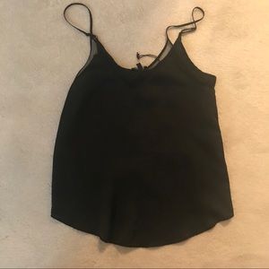 NWT Black Shinestar Cami tank top